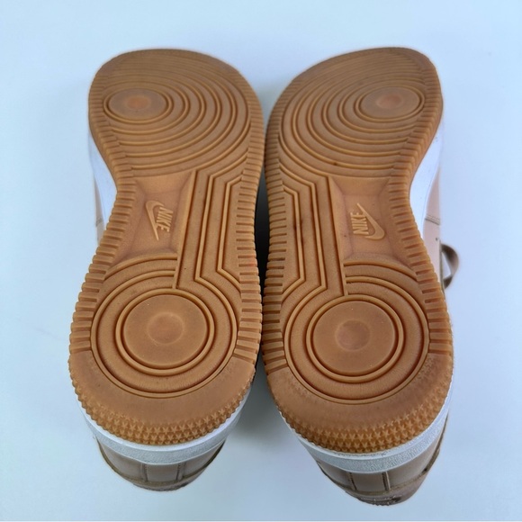 Nike Air Force 1 AF1 Tan Shoes Size 9 - Picture 8 of 8